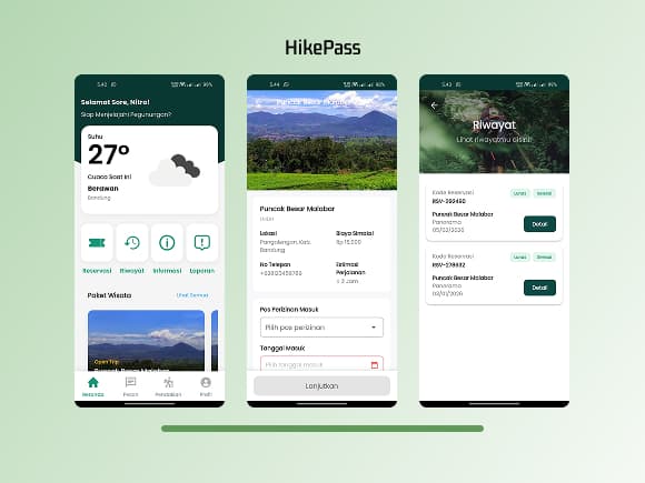 HikePass Mobile preview