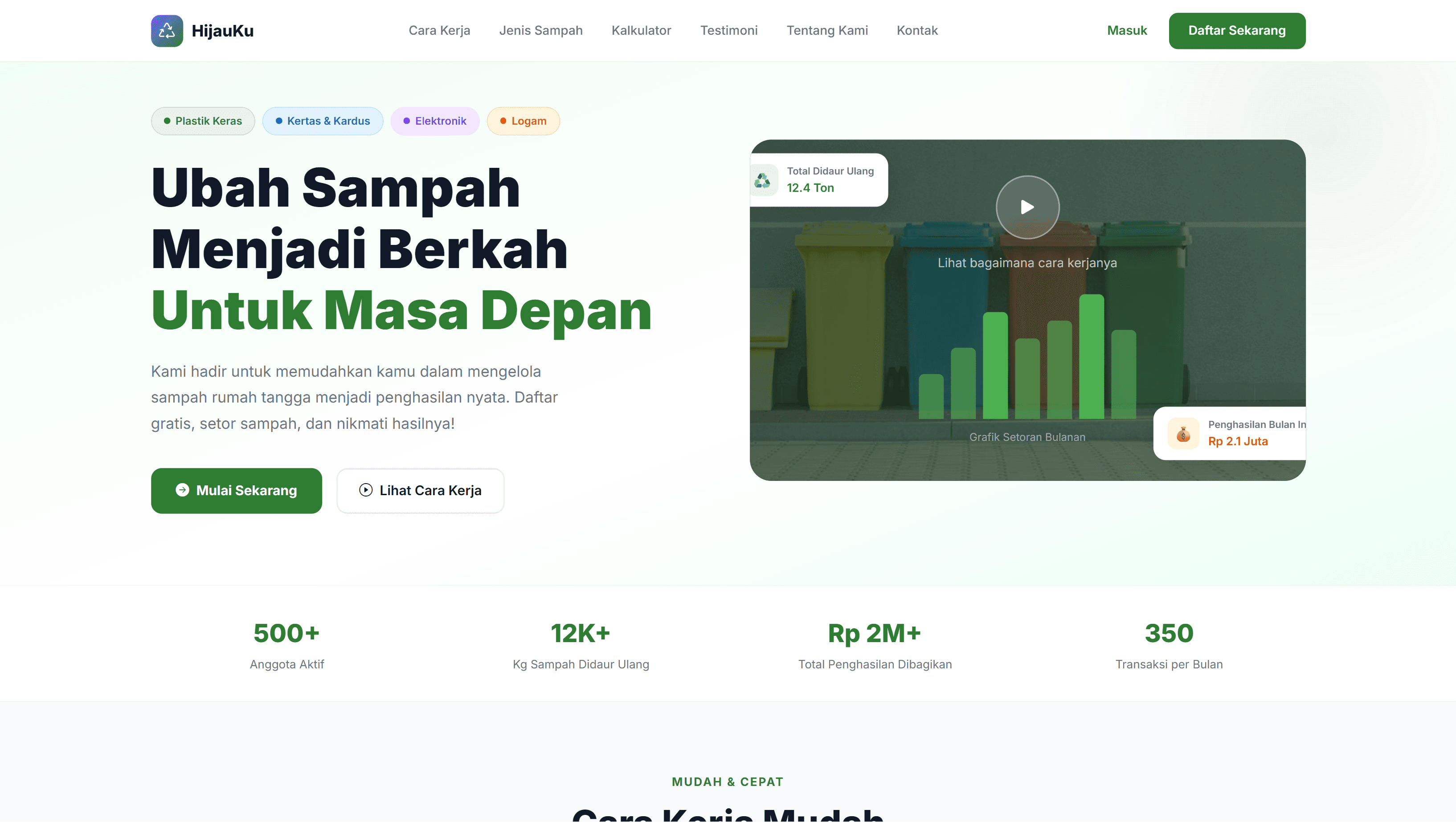 Halaman Utama & Edukasi