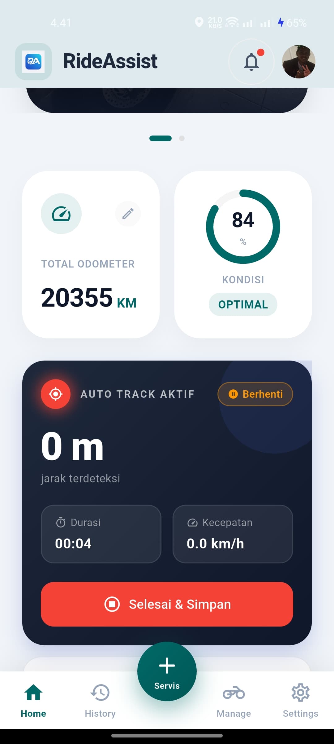 Pelacakan Perjalanan GPS